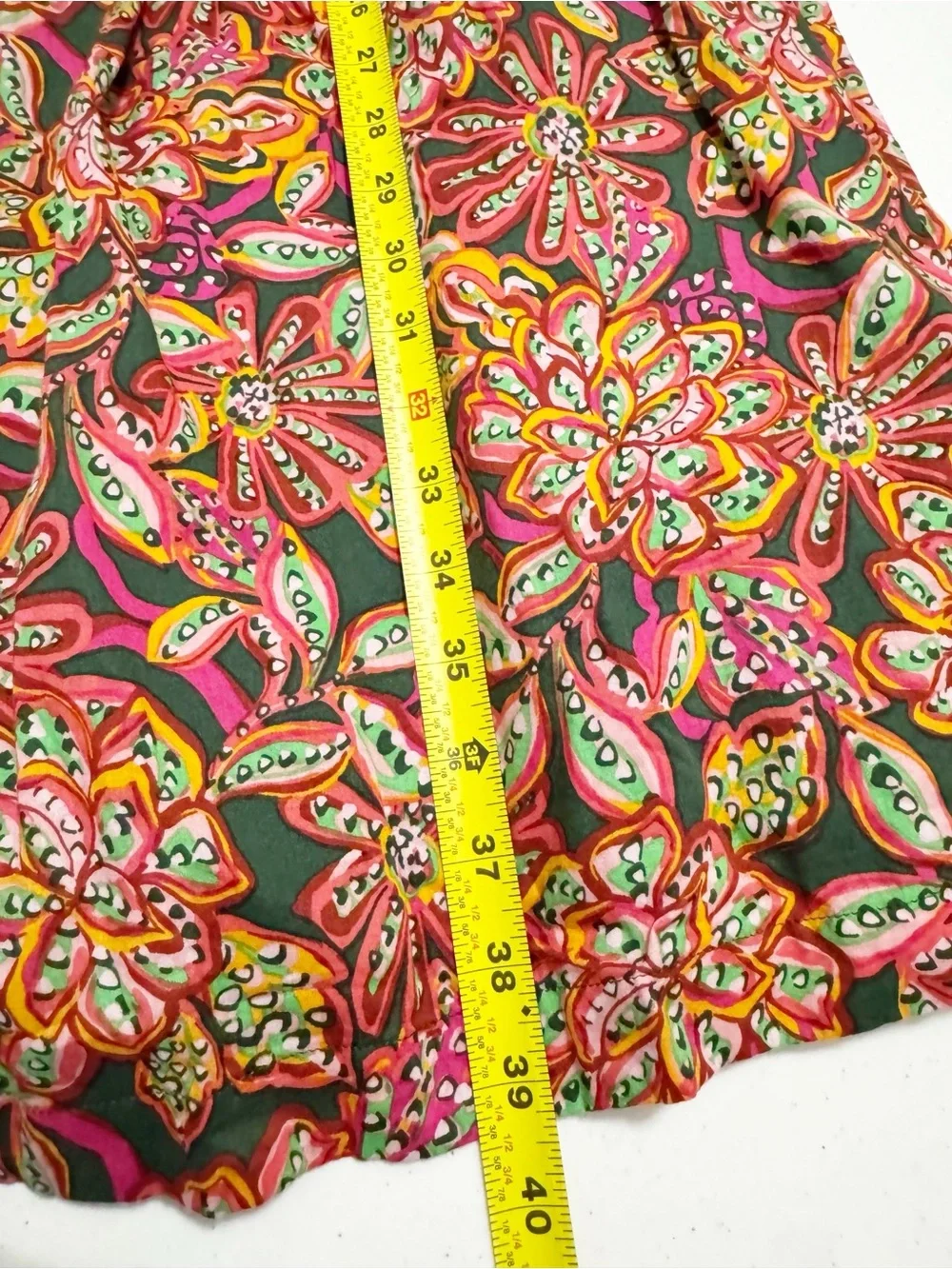 J. Crew Floral Tie Back Tiered Green Misi Dress NWT 0P Petite